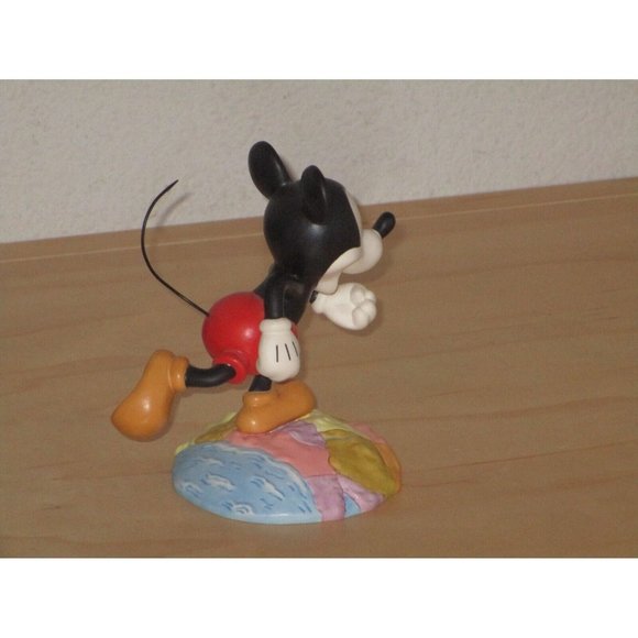 Walt Disney Classics Mickey Mouse On Top of The World Figure Through The Mirror - Picture 3 of 6
